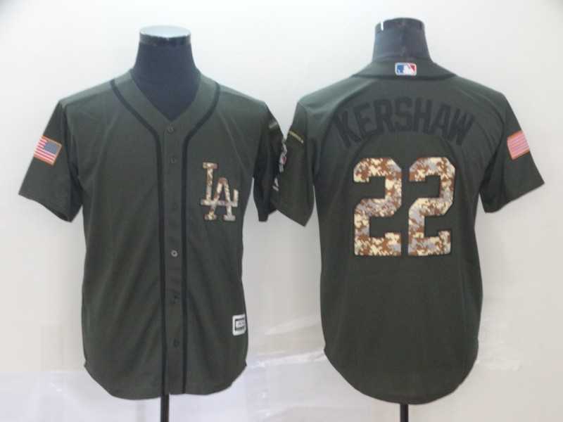 Dodgers 22 Clayton Kershaw Olive Camo Salute To Service Cool Base Jersey,We sell and wholesale Dodgers 22 Clayton Kershaw Olive Camo Salute To Service Cool Base Jersey on line form chian!